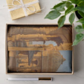 Mousseline Bada Bagh Chhatris Papier Tissu (Cadeau)