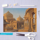 Mousseline Bada Bagh Chhatris Papier Tissu (Artisanat)