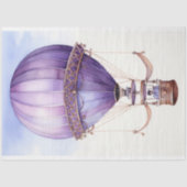 Mousseline Ballons à air chaud Steampunk 1 papier découpage (Recto)