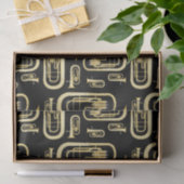 Mousseline Baritone Musicien Bande Enseignant Tissu Papier (Cadeau)