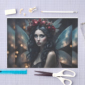 Mousseline Beau papier de découpage fée de Noël rustique (Artisanat)