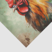 Mousseline Beau papier de découpage ROOSTER (Détail)