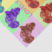 Mousseline Beau papier de tissus Afrique (Détail)