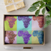 Mousseline Beau papier de tissus Afrique (Cadeau)