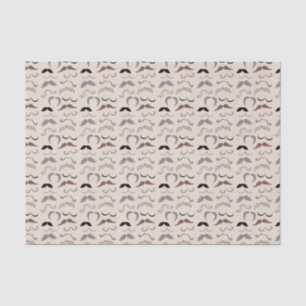 Mousseline Beaucoup de moustaches papier