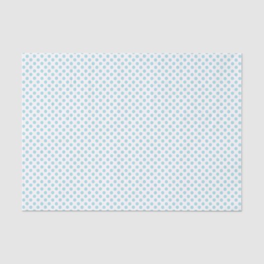 Mousseline Bébé bleu Polka papier de fond (Recto)