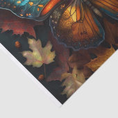 Mousseline Belle Automne Papier décolpage Papier papillon d'a (Détail)