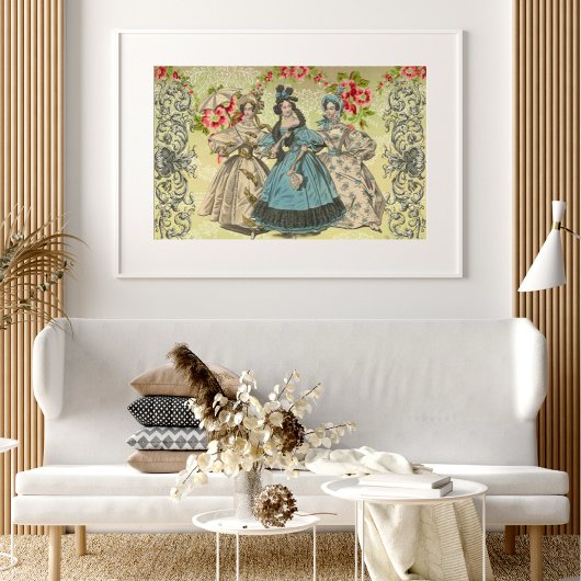 Mousseline Belles Dames, Découpage Tissu Papier