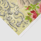 Mousseline Belles Dames, Découpage Tissu Papier (Détail)