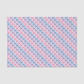 Mousseline Bisexual Pride Ho Ho Ho Motif Tissu Papier