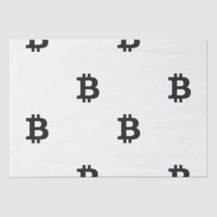 Mousseline Bitcoin B Papier Tissu Gras