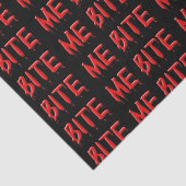 Mousseline Bite Me Tissu Papier (Détail)