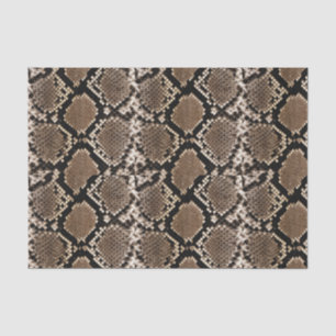 Mousseline Boa Constrictor Snakeskin Tissu Papier