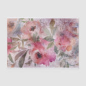 MOUSSELINE BOHO GRUNGE FLORAL COLLAGE DÉCOUPAGE TISSUE PAPIER (Recto)