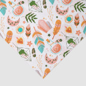 Mousseline Boho Motif Tissu Papier (Détail)