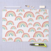 Mousseline Boho Rainbows Découpage Envelopper papier de tissu (Artisanat)