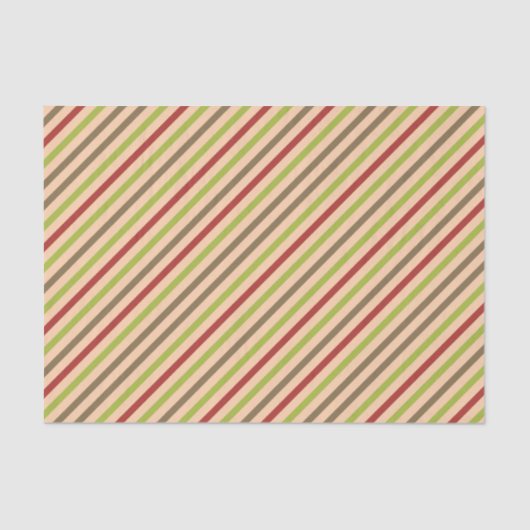 Mousseline Boho Retro Moderne Bande papier Tissu (Recto)