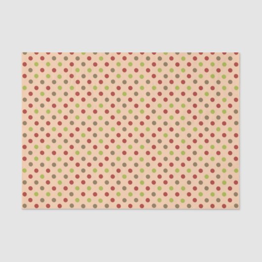 Mousseline Boho Retro Moderne Dot Papier (Recto)