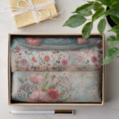 MOUSSELINE BOHO TEA PARTY DECOUPAGE TISSUE PAPIER (Cadeau)