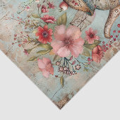 MOUSSELINE BOHO TEA PARTY DECOUPAGE TISSUE PAPIER (Détail)