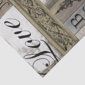 Mousseline Bois de l'inspiration Découpage papier de fond (Détail)