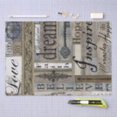 Mousseline Bois de l'inspiration Découpage papier de fond (Artisanat)