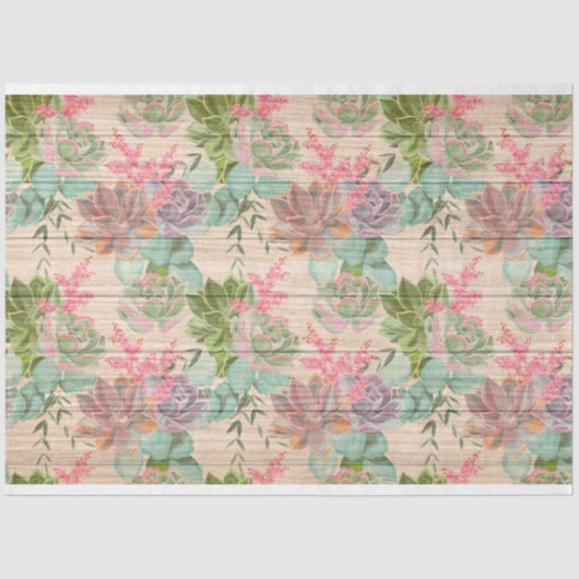 Mousseline Bois Floral Moderne Papier Tissu Populaire (Recto)
