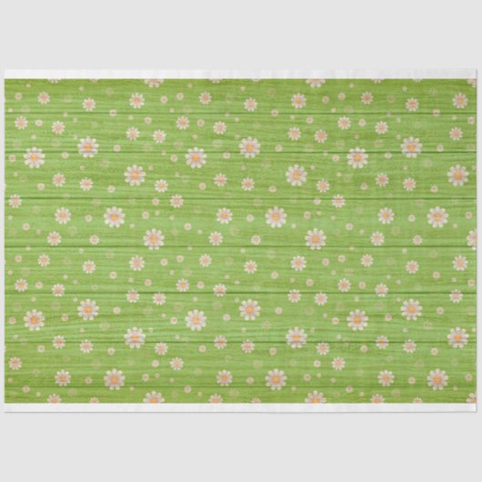 Mousseline Bois Floral Moderne Papier Tissu Populaire (Recto)