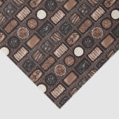 Mousseline Boîte de papier de tissus de chocolat (Détail)
