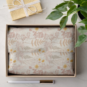 Mousseline Botanique Boho Motif Tissu Papier