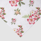 Mousseline bouquet de fleurs papier de tissu (Détail)