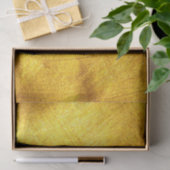 Mousseline Bright Gold Peinture Strots Tissu Papier (Cadeau)