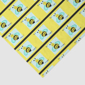 Mousseline "Bumblebee papier de tissus (Détail)
