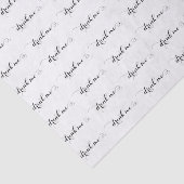 Mousseline Buvez-moi Élégant Script papier de tissu (Détail)