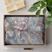 Mousseline Cadre d'hiver Papier Tissu de vacances (Cadeau)