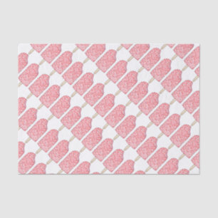 Mousseline Cake de fraise Eclair Popsicle Papier de tissus