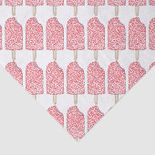 Mousseline Cake de fraise Eclair Popsicle Papier de tissus (Détail)