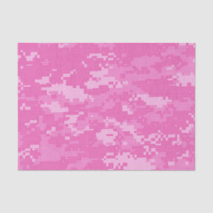 Mousseline Camouflage Camo ACU de l'ARMÉE rose Papier de tiss