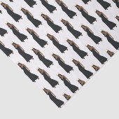 Mousseline Capricorne Zodiac papier Tissu (Détail)