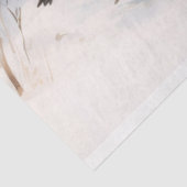 Mousseline Cardinal en papier de découpage de neige 1 (Détail)