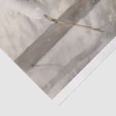 Mousseline Cardinal en papier de découpage de neige 3 (Détail)