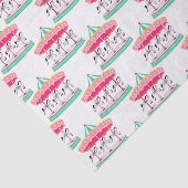 Mousseline Carrousel Circus motif papier tissu (Détail)