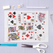 Mousseline Cartes de lecture sur papier tissu (Artisanat)