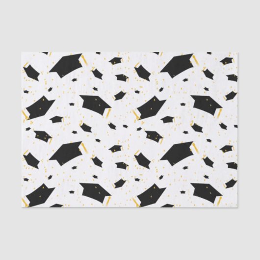 Mousseline Célébration des diplômes - Papier Tissu (Recto)