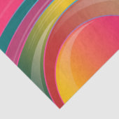 Mousseline cercle tourbillon papier tissu abstrait (Détail)