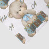 Mousseline C'est un papier de tissus pour garçon (Détail)