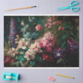 Mousseline Champ de fleurs Découpage et papier artisanal (Artisanat)