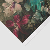 Mousseline Champ de fleurs Découpage et papier artisanal (Détail)