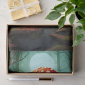 Mousseline Champignons dans la forêt 2 papier de découpage (Cadeau)