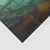 Mousseline Champignons dans la forêt 2 papier de découpage (Détail)